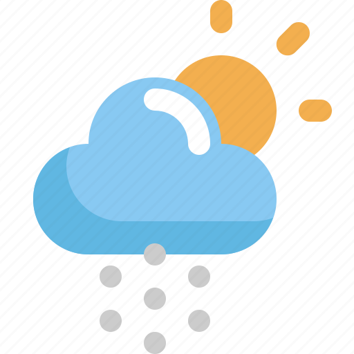 Climate, cloud, forecast, snow, sun, weather, winter icon - Download on Iconfinder