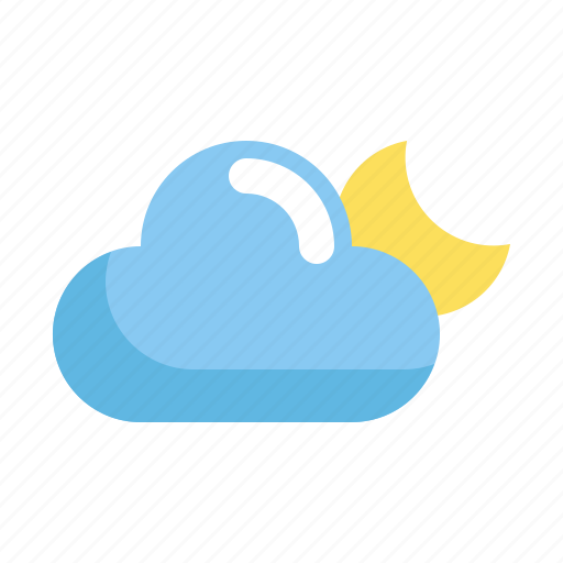 Climate, cloud, forecast, moon, night, weather icon - Download on Iconfinder