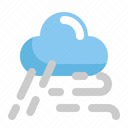 Climate, cloud, forecast, rain, weather, wind icon - Download on Iconfinder