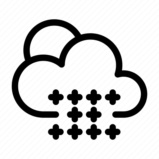 Climate, cloud, condition, forecast, snow, weather icon - Download on Iconfinder