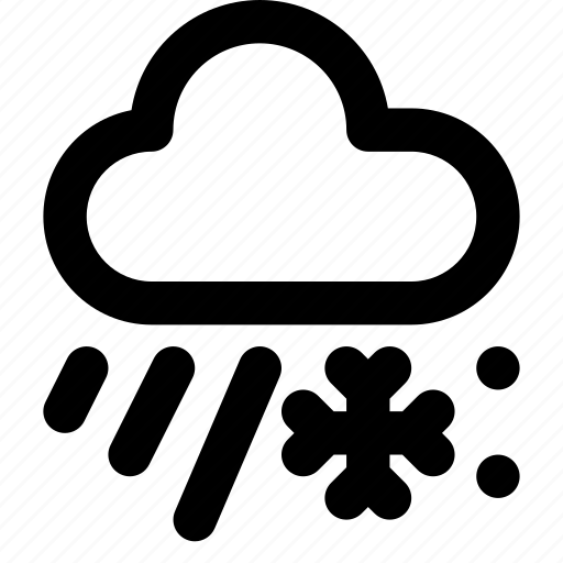 Cloud, forecast, rain, season, snow, weather, wind icon - Download on Iconfinder