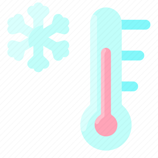 Cold, snowflake, temperature, thermometer, weather icon - Download on Iconfinder