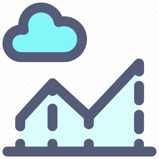 Chart, cloud, graph, weather icon - Download on Iconfinder