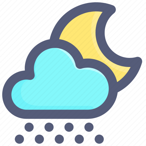 Moon, night, snow, snowy icon - Download on Iconfinder
