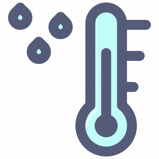 Rain, temperature, thermometer, weather icon - Download on Iconfinder