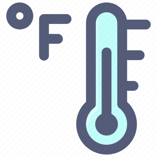 Fahrenheit, temperature, thermometer, weather icon - Download on Iconfinder