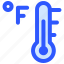 fahrenheit, temperature, thermometer, weather 
