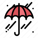 rain, umbrella, weather
