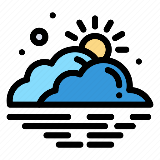 Cloud, day, fog, sun, weather icon - Download on Iconfinder