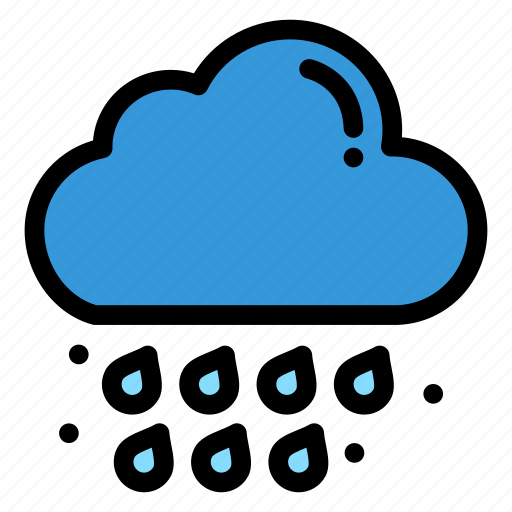 Cloud, drop, rain, weather icon - Download on Iconfinder
