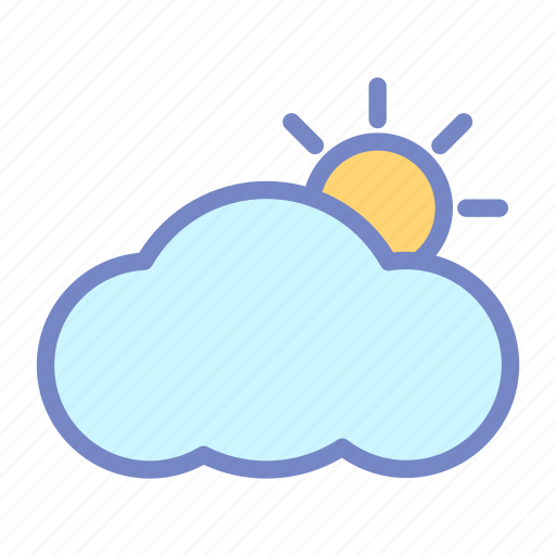 Cloud, cloudy, forecast, sun, weather icon - Download on Iconfinder