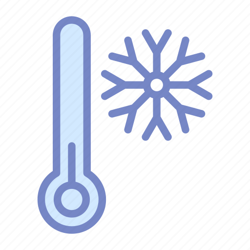 Cold, forecast, snow, snowflake, temperature, thermometer, weather icon - Download on Iconfinder
