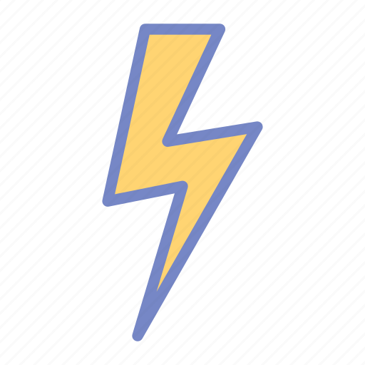 Bolt, electricity, flash, forecast, lightning, thunder, weather icon - Download on Iconfinder