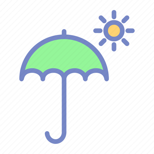 Forecast, sun, sunny, umbrella, uv, weather icon - Download on Iconfinder