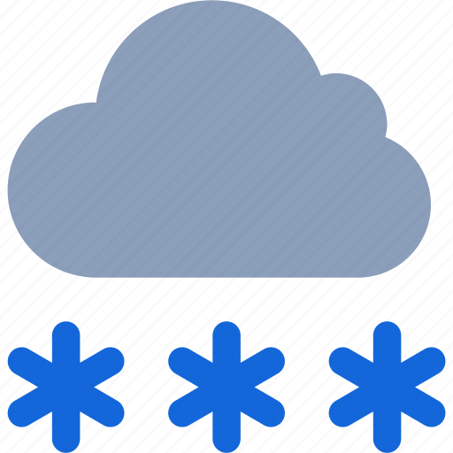 Cloud, forecast, snow, weather icon - Download on Iconfinder