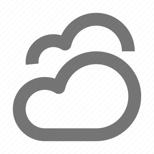 Cloudy, forecast, outdoors, weather icon - Download on Iconfinder