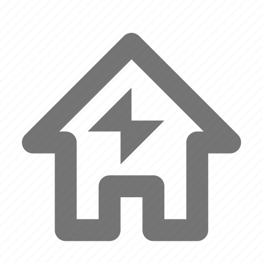 Electricity, home, house, power shortage, bolt, energy icon - Download on Iconfinder