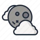 cloudy, weather, cloud