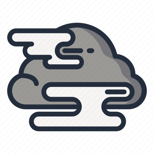 Foggy, weather, windy icon - Download on Iconfinder