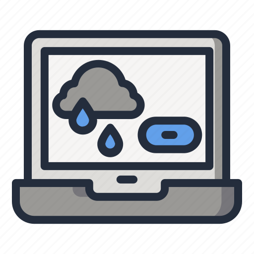 News, weather, laptop icon - Download on Iconfinder