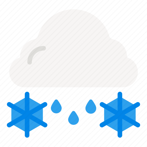 Hail, snowflake, weather icon - Download on Iconfinder