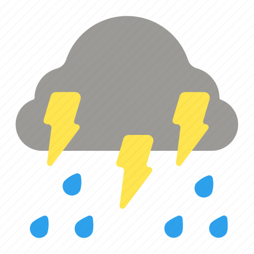 Storm, weather, rain icon - Download on Iconfinder