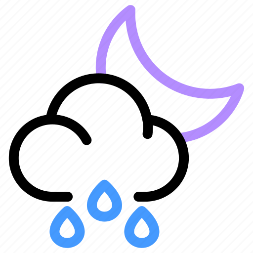 Sky, weather, cold, season, day, rainy night, rain icon - Download on Iconfinder