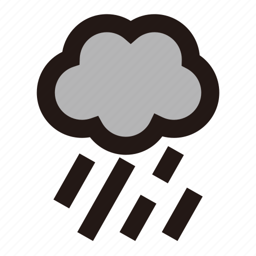 Rainy, cloud, weather, forecast, cloudy icon - Download on Iconfinder
