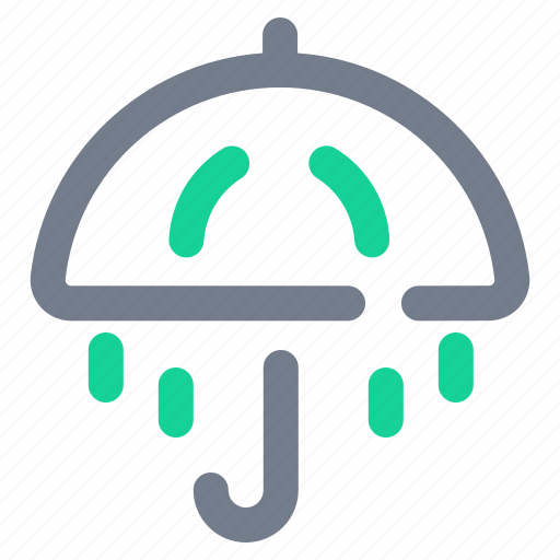 Umbrella, rain, raindrop, weather icon - Download on Iconfinder