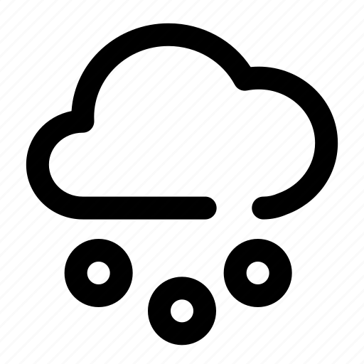 Hail, rain, rainy, forecast, weather icon - Download on Iconfinder