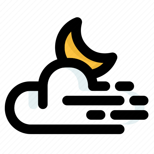 Night, storm, cloud, weather, clouds, climate, sky icon - Download on Iconfinder