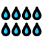 rainwater, water, droplets, drip, rain, splash, weather 