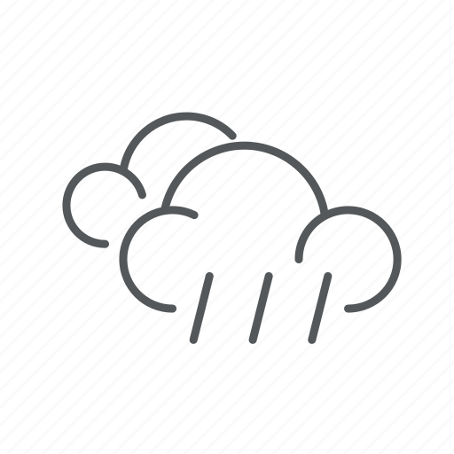 Cloudy, forecast, rain, weather icon - Download on Iconfinder