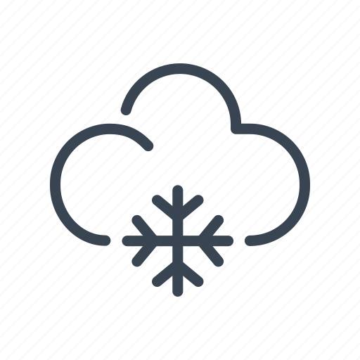Weather, snow, snowy, snowflake, cloud icon - Download on Iconfinder