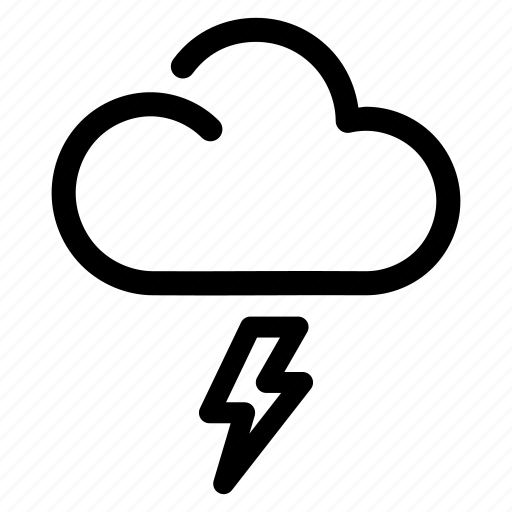 Bolt, cloud, lightning, storm, thunder, thunderstorm icon - Download on Iconfinder