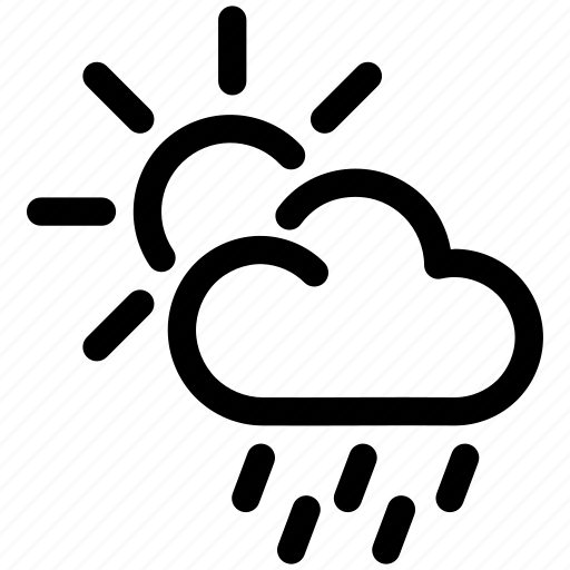 Cloud, sun, rain, sunny icon - Download on Iconfinder