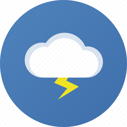 Thunder, weather icon - Download on Iconfinder on Iconfinder