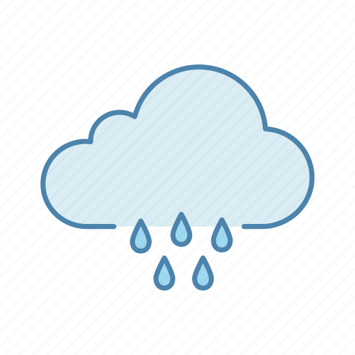 Cloudburst, downpour, drizzle, rain, raindrop, rainy, weather icon - Download on Iconfinder