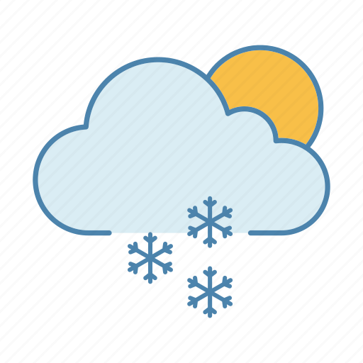 Moon, snow, snowfall, snowflake, snowy, sun, winter icon - Download on Iconfinder