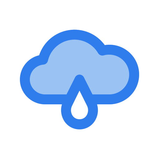 Cloud, drop, rain, rainy, water, weather, wet icon - Free download