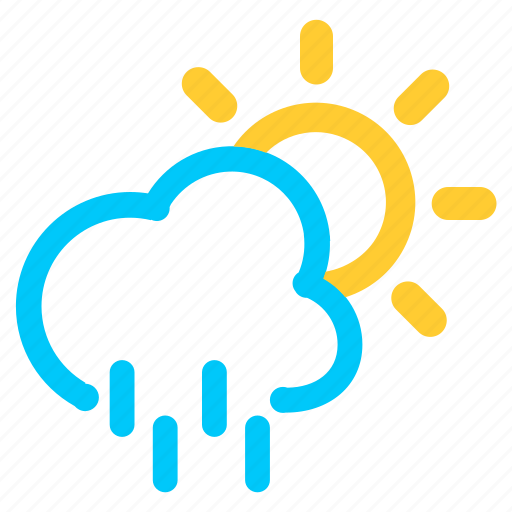 Forecast, rain, runny, shower, sun, sunny, weather icon - Download on Iconfinder