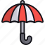 umbrella, weather, protection, rain, waterproof 