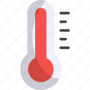 hot, heat, warm, high temperature, thermometer