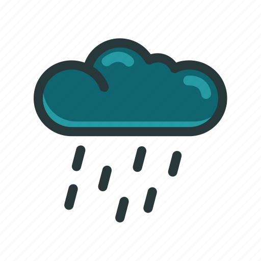 Cloud, dark, rain, raining, weather icon - Download on Iconfinder