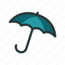 climate, rain, sun, umbrella, weather