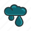 climate, cloud, dark, water drops, weather 