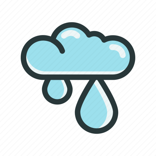 Climate, cloud, light, water drops, weather icon - Download on Iconfinder