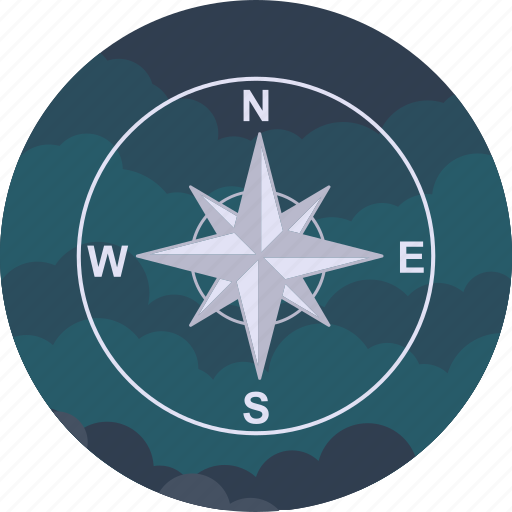 Compass, arrows, direction, gps, location, navigation, pointer icon - Download on Iconfinder