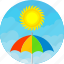 day, sunny, cloud, colours, rain, umbrella, weather 