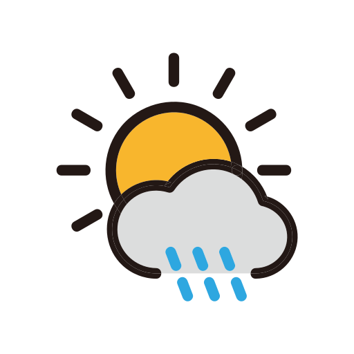 Weather, clouds, cloudy, rain, sunny icon - Free download